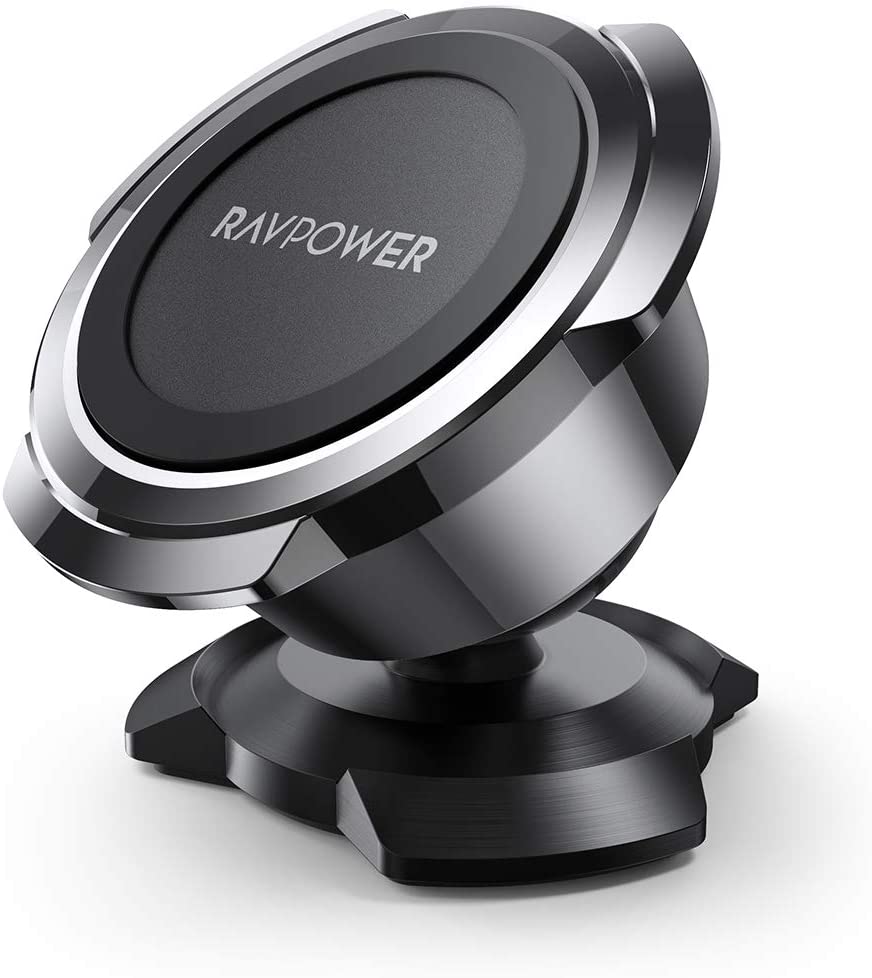 Magnetic Phone Car Mount, Phone Holder for Car, Car Cellphone Holder, Magnetic Mount, Compatible with iPhone 11 Pro XS Max XR X 8 7 Plus Galaxy S10 S9, Note 10, LG G8 Thinq, Pixel 3 XL