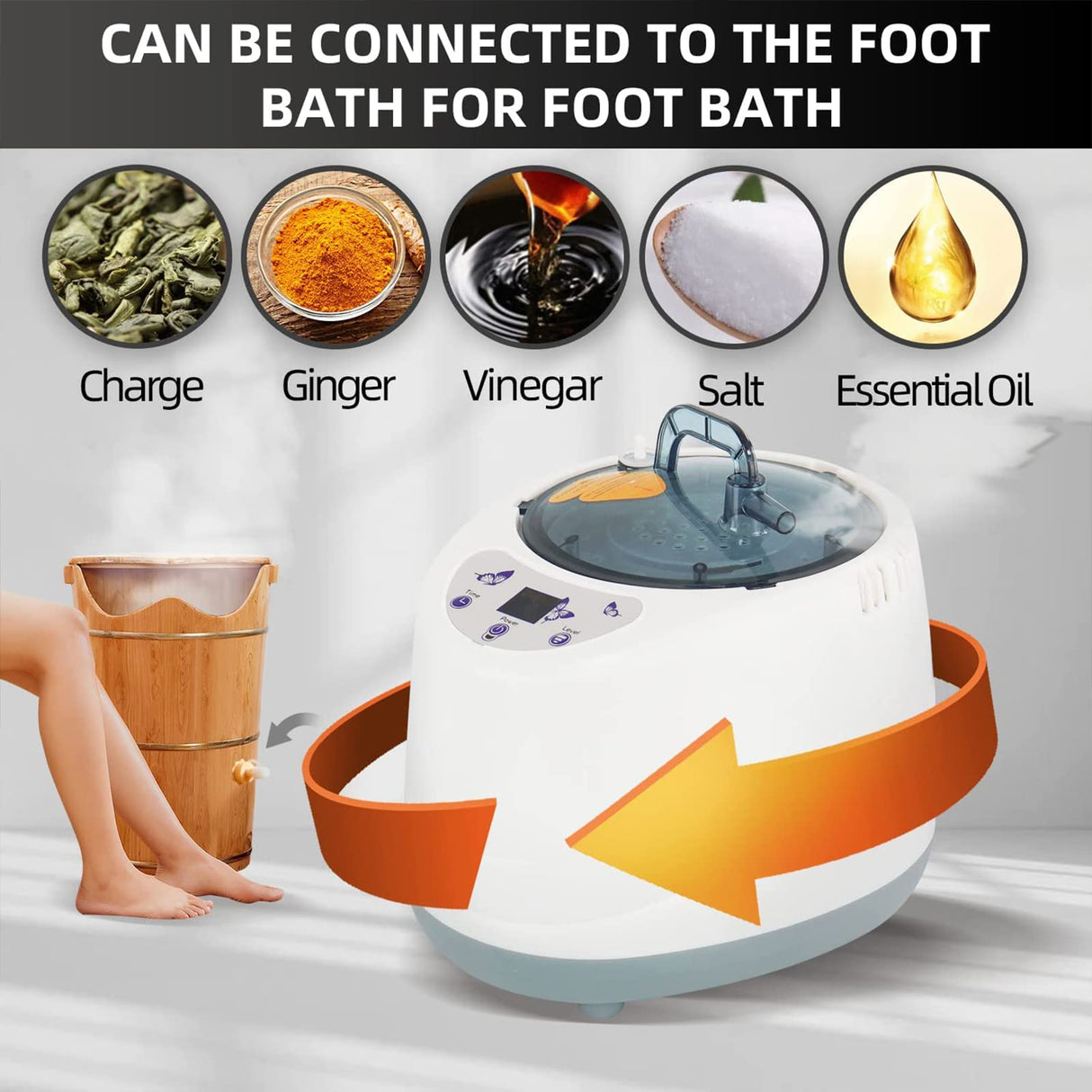 Portable Steam Sauna, Full Size Personal Home Spa with Remote Control, Steamer, Foldable Chair, Portable Sauna for Home