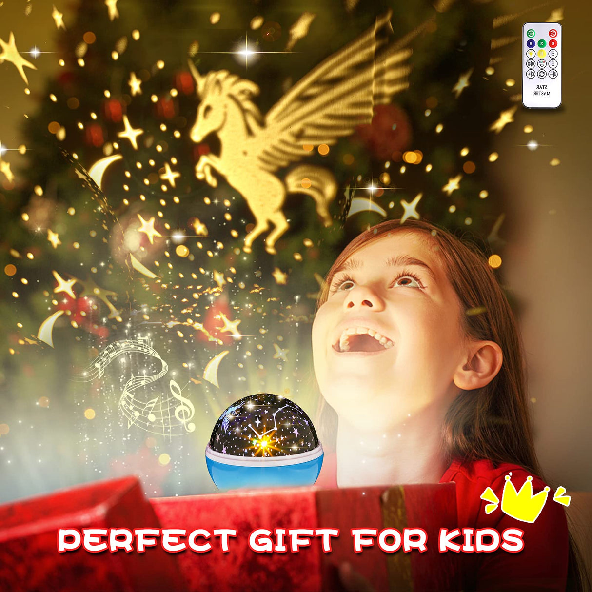 Star Night Light Projector for Kids - Remote Control Projection lamp