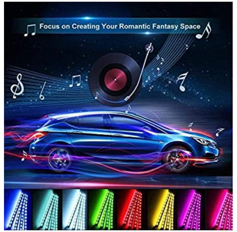 Car Interior Light Strip Kit