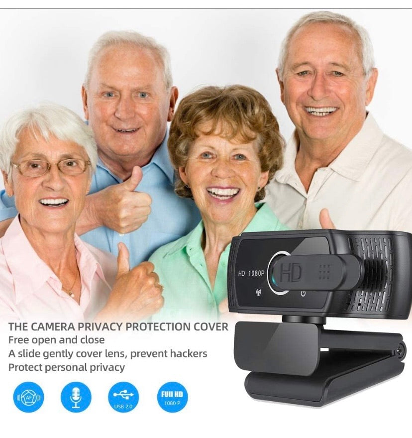 Pro Web cam 1080p Webcam with Microphone HD Video Camera, USB Web Camera with Tripod Computer Accessories Web Cam for for Recording,Conferencing,Gaming,Xbox Gamer Compatible with Windows/Mac/Laptop