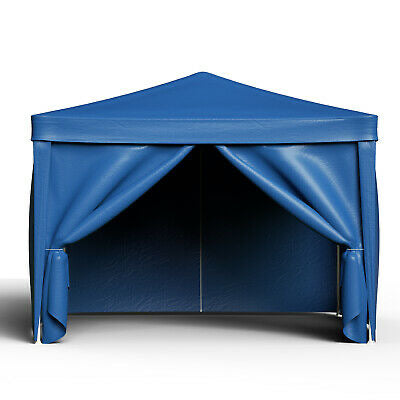 Gazebo Outdoor Camping Wedding Tent Side w/Wall & Window Folding Canopy