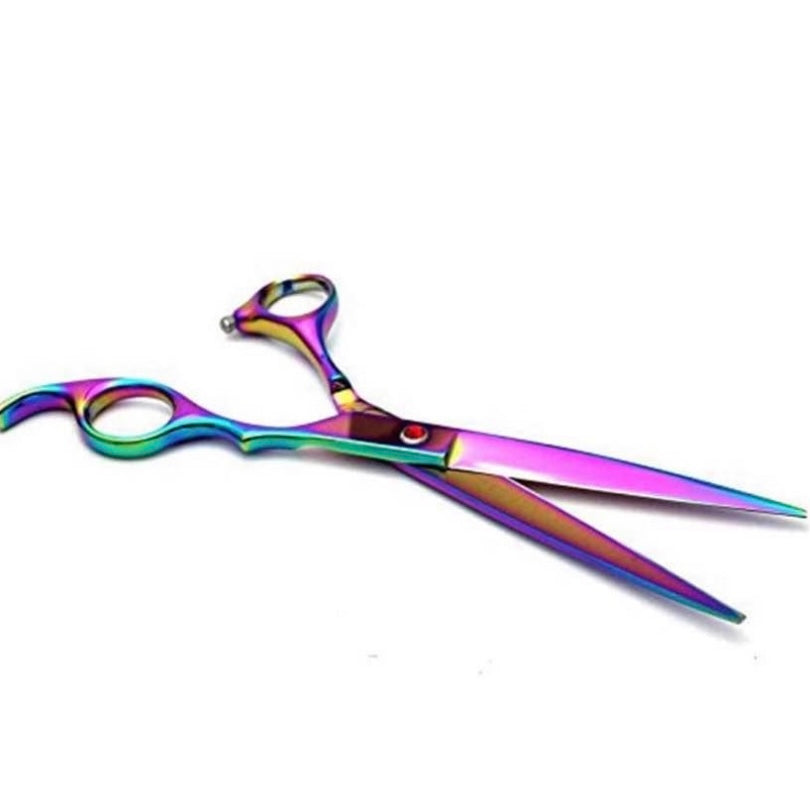 Professional Pet Grooming Scissors Set Straight Scissors Thinning Scissors Curved Scissors Comb case