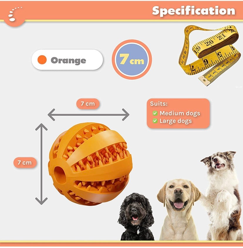 Dog Food Treat Interactive Puzzle Ball