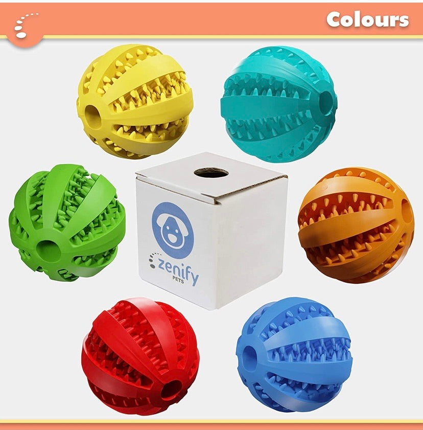 Dog Food Treat Interactive Puzzle Ball
