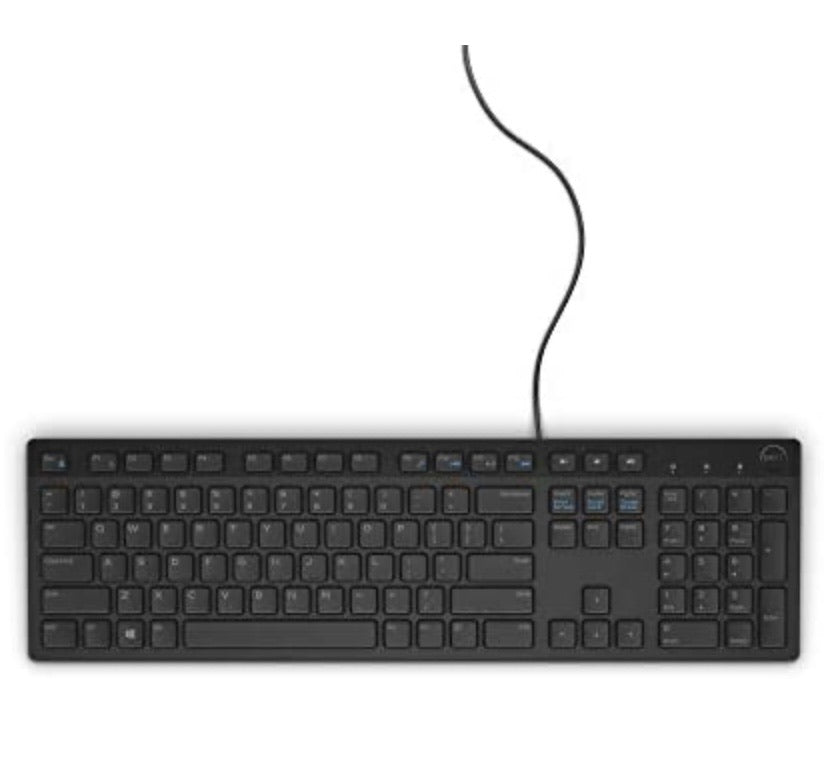 Dell Wired Multimedia Keyboard, Black
