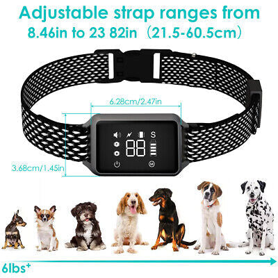 Anti Bark Dog Training Collar Sound&Vibration Stop Barking Automatic Pet
