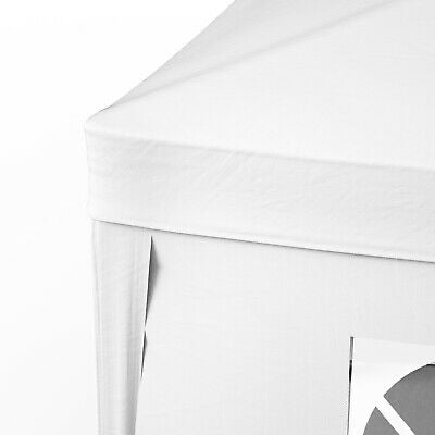 Gazebo Outdoor Camping Wedding Tent Side w/Wall & Window Folding Canopy