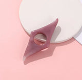 Geometric Acrylic Thumb Book Support Creative Reading Auxiliary Bookmarks Page Holder School Student Supplies Stationery Gifts