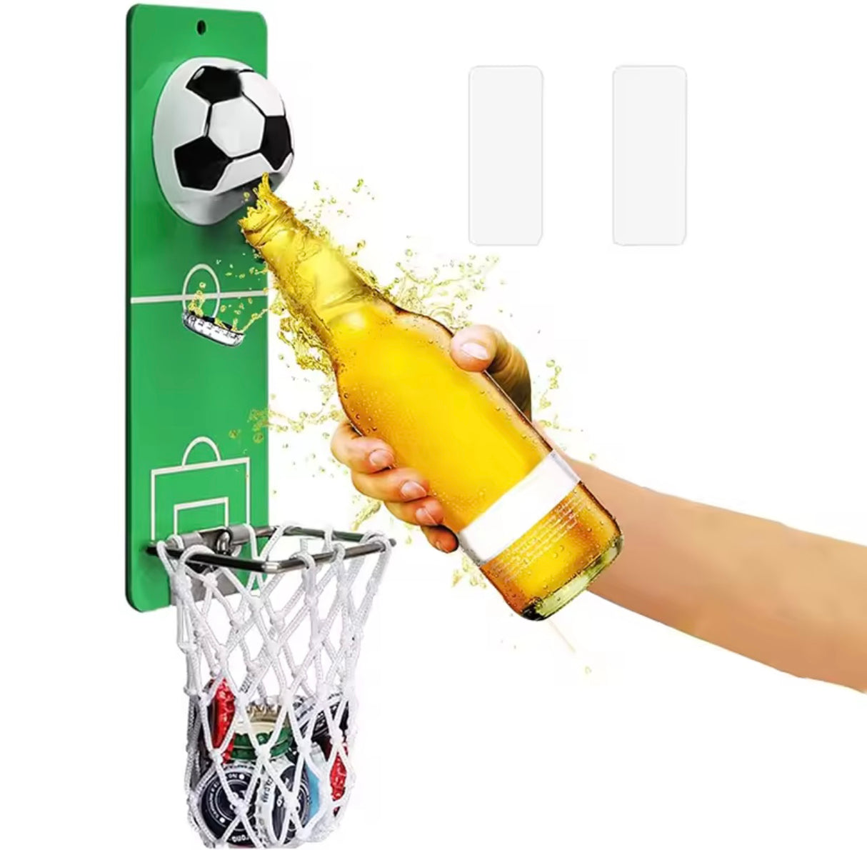 Magnetic Bottle Opener Football Wall Mounted Metal Beer Bottle Opener Basketball Bottle Opener Home Bar Accessories Gifts
