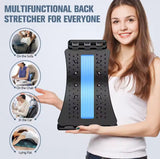 Multilevel Back Stretcher for Back Pain Relief Lower & Upper Back Support for Herniated Disc Recovery