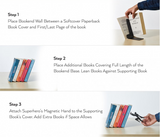 Superhero Bookend Figurines Metal Bookshelf Decor Desktop Ornament Office Desktop Accessories Bookshelf Home Decoration