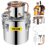 Alcohol Distiller Water Wine Home Copper Boiler Moonshine Still 12L 3Gal