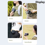 Hanging Waist Fans Under Shirt Fan Portable USB Charging Mini Clip on Waist Electric Fan Outdoor Camping Cooling Device