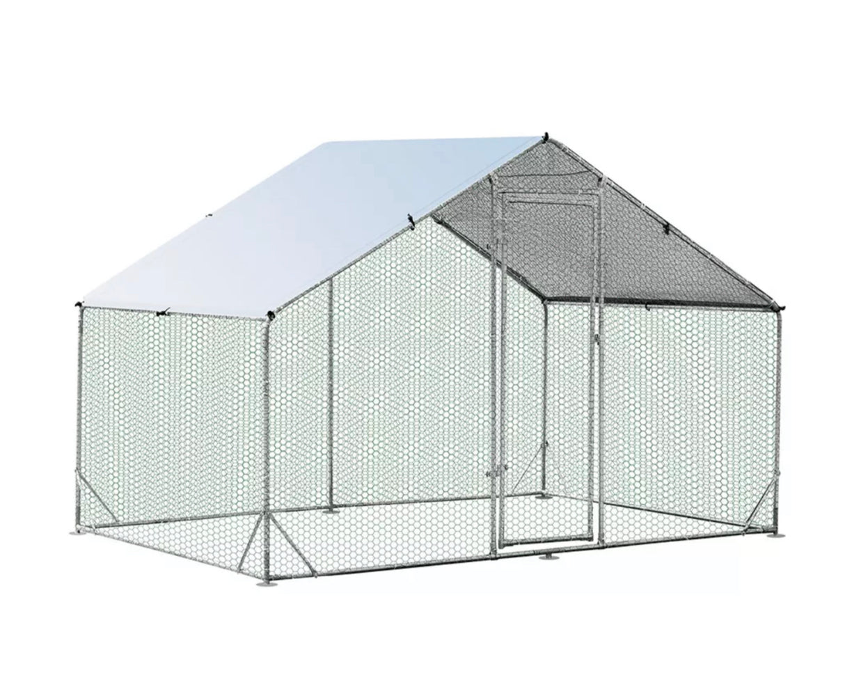 Large Outdoor Dog Kennel Pet Dog Cat Playpen Backyard Dog House Enclosure