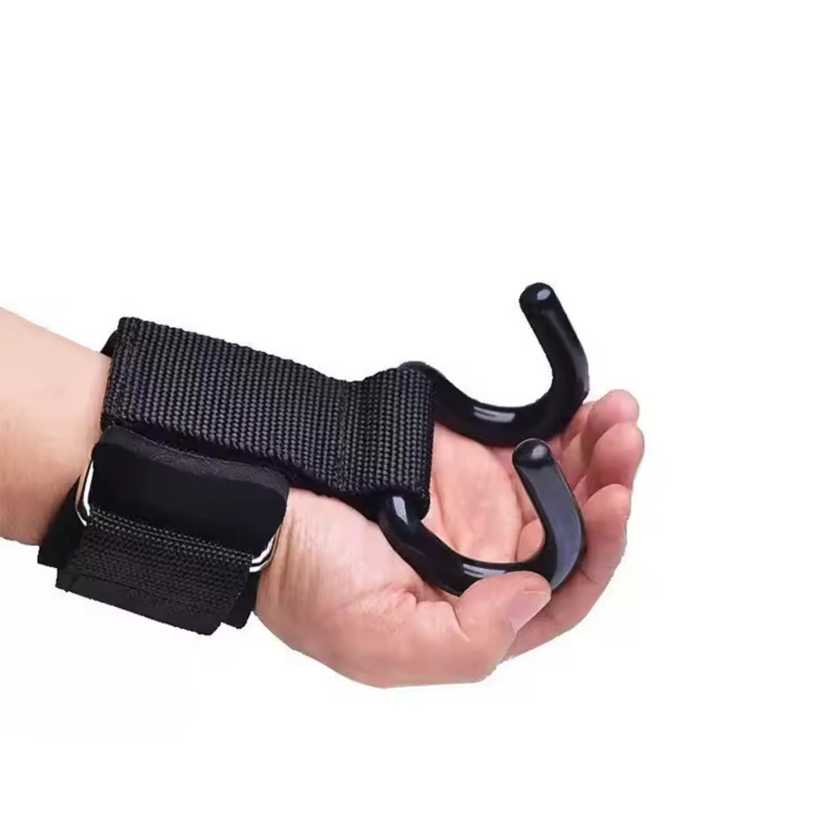 Weight Lifting Hook Grips with Wrist Wraps