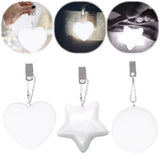 LED Handbag Light Touch Sensor Heart Round Star LED Purse Night Light Bag Lamp with Clip for Women Mother's Day Gifts