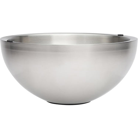 Dip Chiller Bowl - Large 35oz Capacity - Frozen Ice Stainless Steel Serving Bowl - Insulated Dip Dish Platter Keeps Salsa, Guacamole, Condiments, Sauces, Salad & Food Hot or Cold