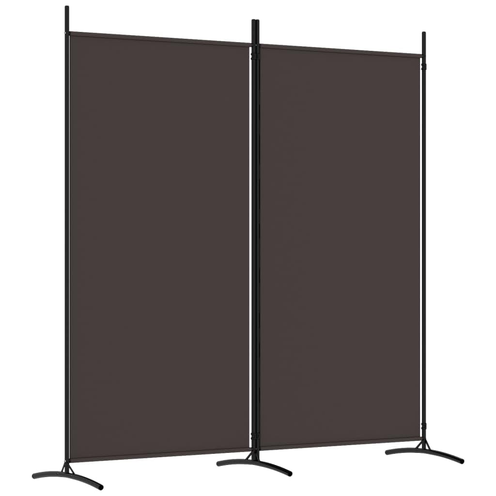 vidaXL Modern Room Divider with Foldable Design, 5-Panel Fabric Divider in White, Privacy Screen for Living Room and Bedroom, 433x180 cm