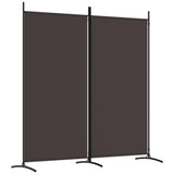 vidaXL Modern Room Divider with Foldable Design, 5-Panel Fabric Divider in White, Privacy Screen for Living Room and Bedroom, 433x180 cm