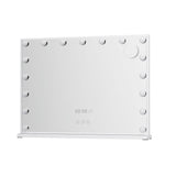 Hollywood Makeup Mirror, 80 x 60cm Vanity Mirrors Beauty Cosmetic Dressing Bathroom Decor, 17 LED Light Bulbs with 10X Magnification Frame Tabletop Lights Rectangle Dimmable