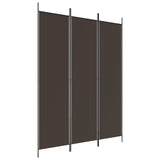 'vidaXL 6-Panel Room Divider in Black - Versatile and Foldable Partition, Made with Durable Fabric and Iron, Ideal for Bedroom and Living Room