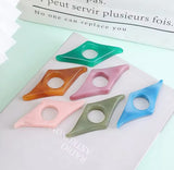 Geometric Acrylic Thumb Book Support Creative Reading Auxiliary Bookmarks Page Holder School Student Supplies Stationery Gifts