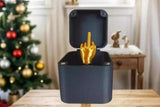 The Annoying Present with Middle Finger in A Box Gift Box with Screws Prank Surprise Pop-Up Novelty Funny Gifts for Adult Toys