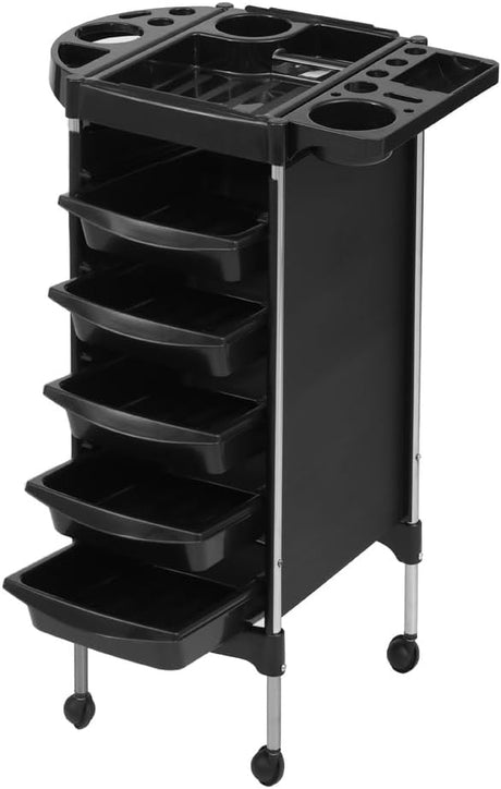 Embellir Salon Trolley Cart Spa Beauty Rolling Tray Hairdressing Storage 6 Tiers