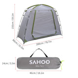 Waterproof Outdoor Bicycle Storage Shed Bike Tent Silver Coated Polyester Bike Shelter Space Saving Bicycle Garden Tool Storage Cover
