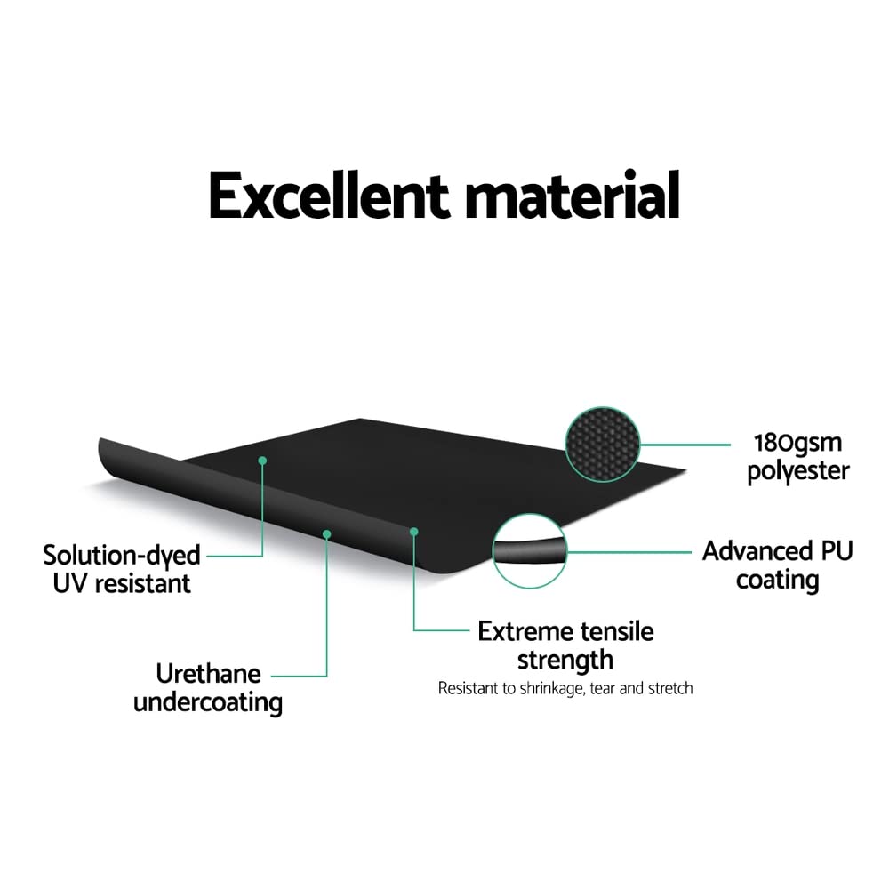 Privacy Screen, 2 x 3m Retractable Side Awning Roller Blind Sun Shade Outdoor Blinds Garden Screens Camping Balcony Patio Panel Cafe Canopy Awnings, Steel Frame UV Tear Resistant Black