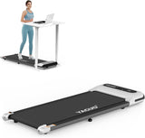 Walking Pad Treadmill, Under Desk Treadmill, 2.5HP Treadmills for Home with Remote Control & Led Display, Non-Slip, Compact Portable, Low Noise for Home/Office Fitness Exercise
