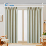 Large Room Divider Panel Privacy Partition Divider Screen Rod 1.1-3m Adjustable