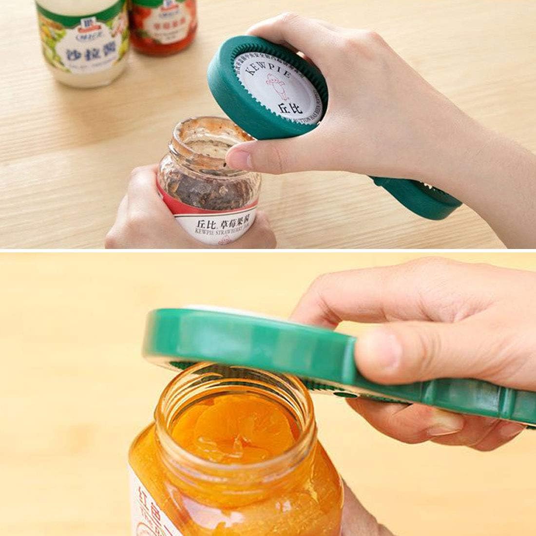 Multi Purpose Bottle Jar Opener Portable Jar Lids Can Tin Handy Flexible Twister Rubber Screw Grip Cap Device Kitchen Tools