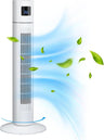 YOPOWER Tower Fan Portable Floor Fan Electric Cooling Fans with 3 Speed, 12H Timer, 70° Oscillating, LED Digital Display for Bedroom Home Office, White