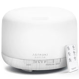 ASAKUKI 500ml Essential Oil Diffuser, 5 in 1 Ultrasonic Aromatherapy Fragrant Oil Diffusers, Vaporizer Humidifier with Remote Control, Timer, Auto-Off Safety Switch, 7 LED Light Colors