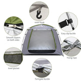 Waterproof Outdoor Bicycle Storage Shed Bike Tent Silver Coated Polyester Bike Shelter Space Saving Bicycle Garden Tool Storage Cover