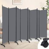 Room Divider 1 Panel Room Dividers/Wheels, Fabric Room Divider Panel for Office Room Partitions and Dividers, Portable Partition Wall Divider for Room Separation, Flexible Privacy Screen Indoor