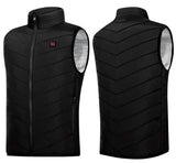 Electric Vest Heated Jacket USB Thermal Warm Heat Pad Winter Body Warmer Unisex