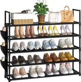 Shoe Rack 5 Tier Shoe Organizer Shoe Storage 20-25 Pairs Shoe Rack for Closet Shoe Rack Organizer Entryway Shoe Holder Space Saving Shoe Shelf Shoe Stand Large Tall Shoe Tower Bedroom Garage Door