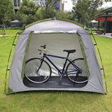 Waterproof Outdoor Bicycle Storage Shed Bike Tent Silver Coated Polyester Bike Shelter Space Saving Bicycle Garden Tool Storage Cover