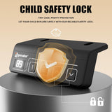 ERGOMAKER Electric Standing Desk 80x60cm (31"x23.6"), Height Adjustable Sit Stand Desk with Splice Board for Home Office, Computer Desk Memory Preset (White Frame + Golden Oak Desktop)