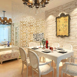 Yizunnu Hanging Room Divider Made of PVC Panels Screen,Room Divider for Decorating Living Room, Dining Room, Sitting Room, Office, Restaurant Decoration(White, 12 pcs)