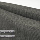5M Privacy Garden Fence Panel Cover UV Protection Shade Screen Patio Balcony AU (Grey (0.9M*5M))