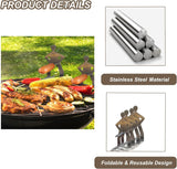 Sausage Man Sizzlin’ Sausage Rack Funny Sausage Rack BBQ Fork