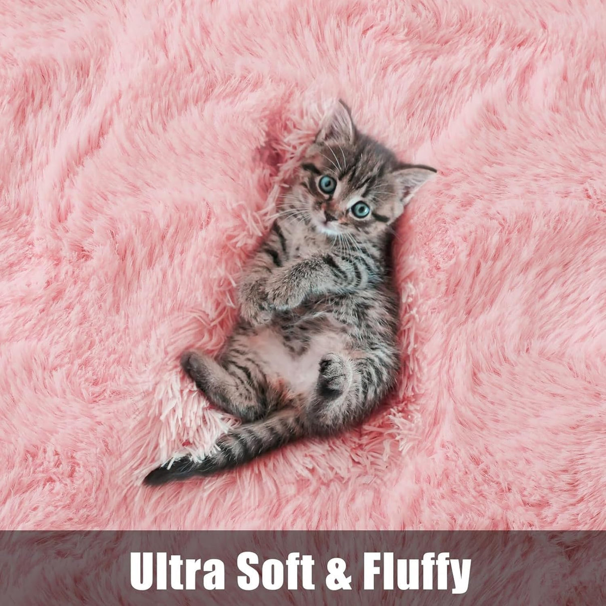 Large Area Rugs for Living Room, Ultra Soft Indoor Modern Fluffy Bedroom Carpets, Washable Furry Throw Rugs Area Carpets for Children Bedroom Home Decor Nursery Rug (Pink, 80 x 160 CM)