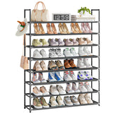 Shoe Rack 5 Tier Shoe Organizer Shoe Storage 20-25 Pairs Shoe Rack for Closet Shoe Rack Organizer Entryway Shoe Holder Space Saving Shoe Shelf Shoe Stand Large Tall Shoe Tower Bedroom Garage Door