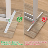 100 x 60cm Electric Standing Desk, Height Adjustable Stand Desk with Drawers,Sit Stand Computer Home Office Desk (Oak Top White Legs)