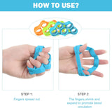 Shuibian Squeeze Ball Hand Grip Strengthener, Finger Exerciser, Grip Strength Trainer(14PCS)Arthritis Pain Relief Workout Forearm Grip Workout Finger Stretcher Carpal Tunnel, Trigger Finger, and More