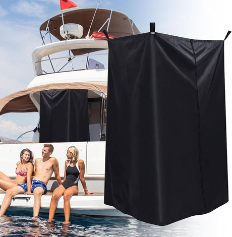 Portable Changing Room | Mobile Privacy Changing Tent | Waterproof Foldable Dressing Room for Backyard, Beach, Travel, Boat